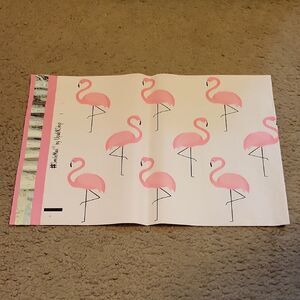 Pink Flamingo Poly Mailers